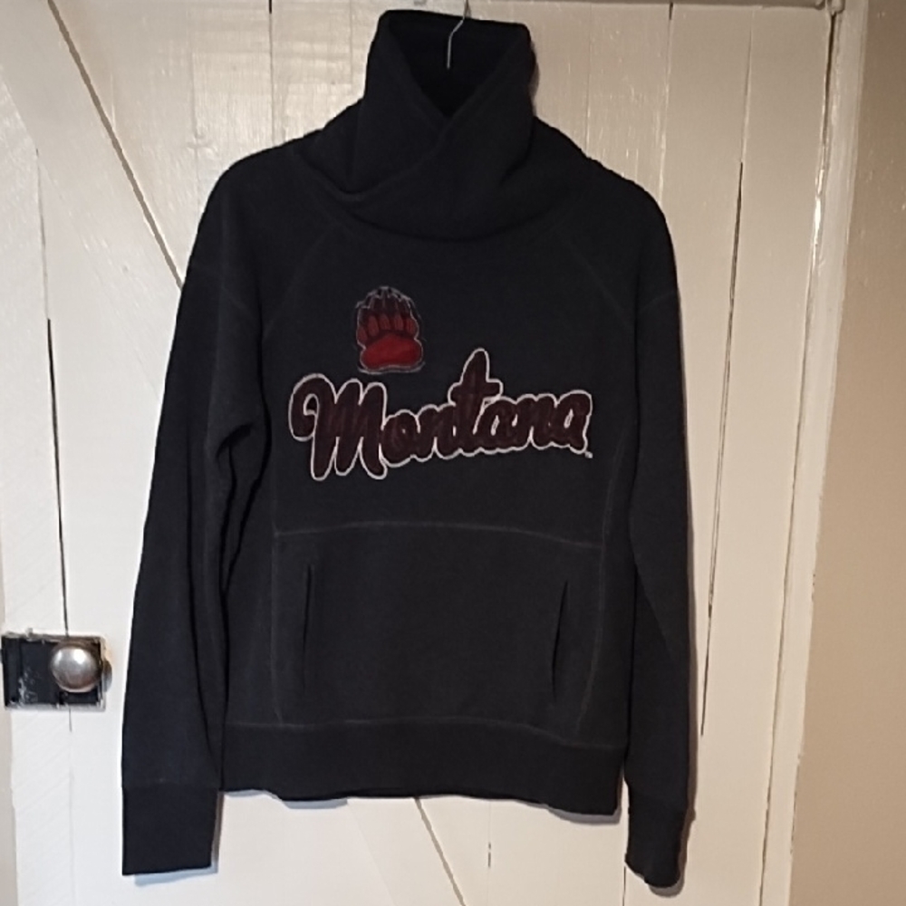 G-lll Montana Gray Turtleneck Sweatshirt Women's Medium EUC. By Carl Banks